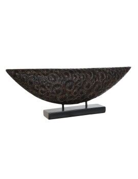 Figura Decorativa Home ESPRIT Marrón Negro Colonial 66 x 8 x 23 cm