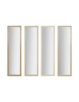 Espelho de parede Home ESPRIT Branco Castanho Bege Cinzento Cristal poliestireno 35 x 2 x 125 cm...