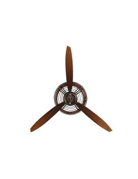 Reloj de Pared Home ESPRIT Cobre PVC Metal Hélices 75,5 x 8 x 75 cm