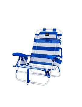 Cadeira de Praia Azul Branco 62 x 62 x 74 cm