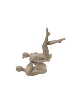 Figura Decorativa Home ESPRIT Beige Yoga 20 x 10 x 50 cm