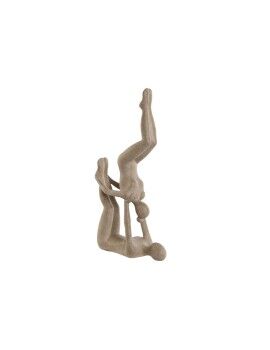 Figura Decorativa Home ESPRIT Bege Yoga 21,4 x 8,8 x 40 cm