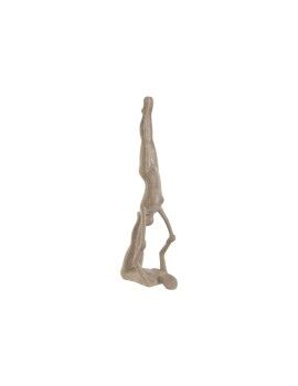 Figura Decorativa Home ESPRIT Bege Yoga 29,5 x 8 x 28 cm