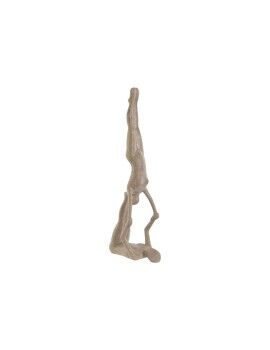 Figura Decorativa Home ESPRIT Beige Yoga 29,5 x 8 x 28 cm