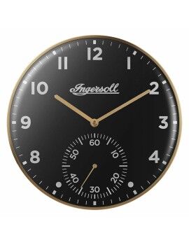 Relógio de Parede Ingersoll 1892 IC003GB Dourado Preto