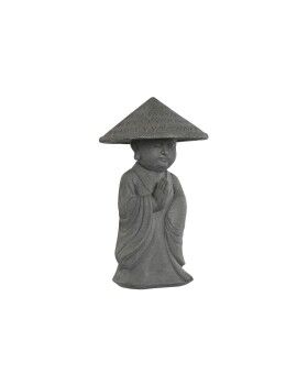 Figura Decorativa Home ESPRIT Gris Monje Oriental 30 x 30 x 51 cm