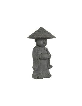 Figura Decorativa Home ESPRIT Cinzento Monge Oriental 30 x 30 x 53 cm