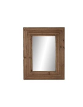 Espelho de parede Home ESPRIT Castanho Natural Abeto Moderno 104 x 9 x 135 cm