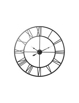 Relógio de Parede Home ESPRIT Preto Metal 100 x 3 x 100 cm