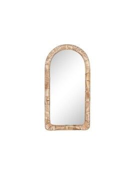 Espelho de parede Home ESPRIT Natural Cristal Tropical 61,5 x 7 x 117 cm