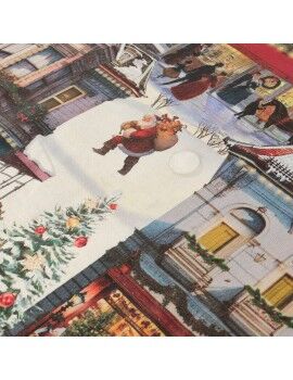 Toalha resinada antinódoas Belum Christmas City Multicolor 250 x 150 cm