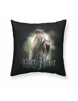 Capa de travesseiro Harry Potter Dumbledore Preto 50 x 50 cm