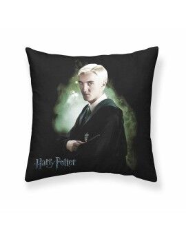 Capa de travesseiro Harry Potter Draco Preto 50 x 50 cm