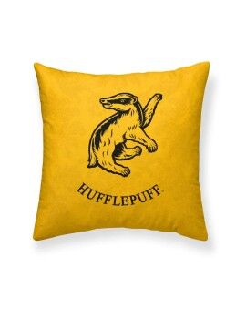 Capa de travesseiro Harry Potter Hufflepuff Amarelo 50 x 50 cm