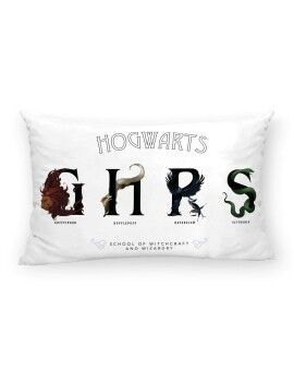 Capa de travesseiro Harry Potter Shields Branco Multicolor 30 x 50 cm