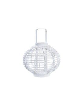 Farol DKD Home Decor Cristal Blanco Bambú (35 x 35 x 29 cm)