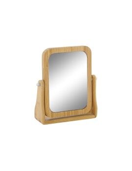 Espelho de Aumento DKD Home Decor Natural Bambu 21,7 x 5,5 x 21,5 cm