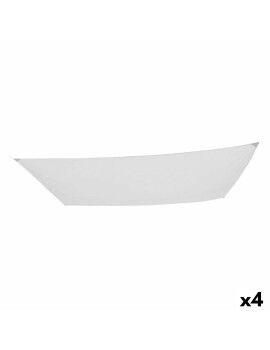 Toldos de vela Aktive Triangular Branco 300 x 0,5 x 400 cm (4 Unidades)