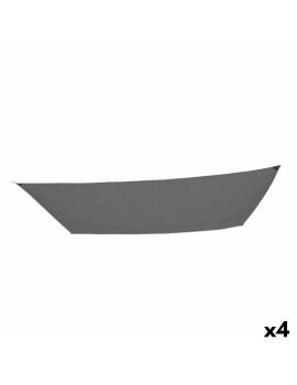 Toldos de vela Aktive Triangular Cinzento 300 x 0,5 x 400 cm (4 Unidades)