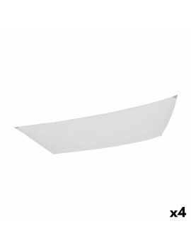 Toldos de vela Aktive Triangular Branco 200 x 0,5 x 300 cm (4 Unidades)