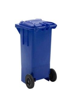 Caixote do Lixo com Rodas Q-Connect KF04240 Azul Plástico 100 L