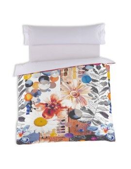 Capa nórdica Alexandra House Living Bloom Multicolor 240 x 220 cm Impressão digital