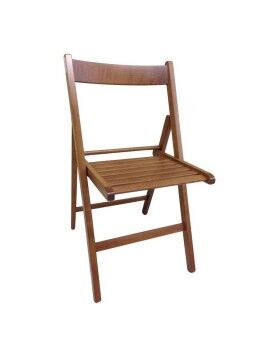 Cadeira de Campismo Acolchoada Nogueira madeira de faia (79 x 42,5 x 47,5 cm)