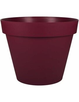 Vaso Ecolux Vermelho Escuro Ø 60 cm Plástico Redondo Moderno