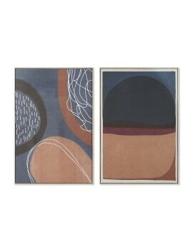 Cuadro DKD Home Decor Abstracto Urbano 84 x 4,5 x 123 cm (2 Unidades)