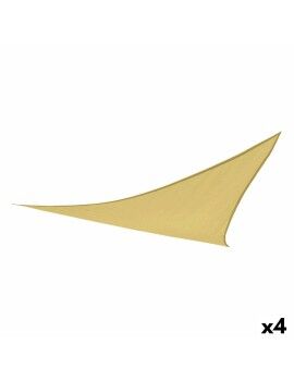 Toldo Aktive Triangular Creme 500 x 0,3 x 500 cm (4 Unidades)