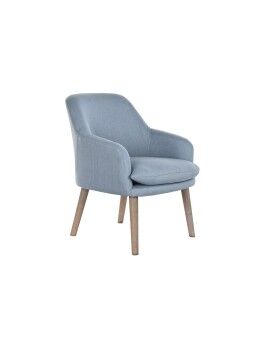 Cadeira de Sala de Jantar DKD Home Decor Azul Branco 61 x 68 x 78 cm