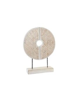 Figura Decorativa DKD Home Decor Blanco Hierro Círculos (41 x 12 x 55 cm)