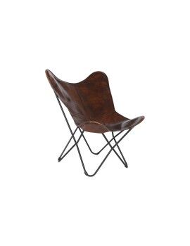 Cadeira DKD Home Decor Castanho Metal 76 x 76 x 89 cm