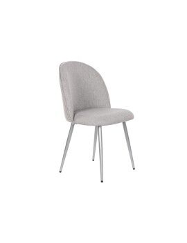Cadeira Home ESPRIT Cinzento Prateado 50 x 52 x 84 cm