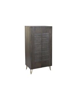Armário DKD Home Decor Castanho Metal Madeira de mangueira 70 x 45 x 142 cm