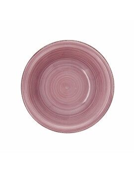 Saladeira Quid Vita Peoni Cerâmica Cor de Rosa (6 Unidades) (Pack 6x)