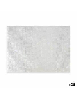 Conjunto de trivet Algon Descartáveis Branco 60 Peças 30 x 40 cm (25 Unidades)