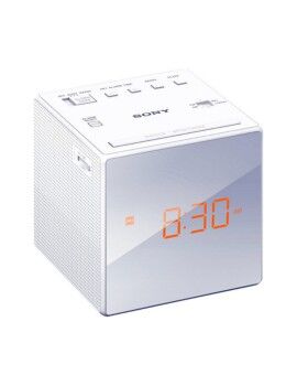 Rádio Despertador Sony ICFC1W.CED LED Branco
