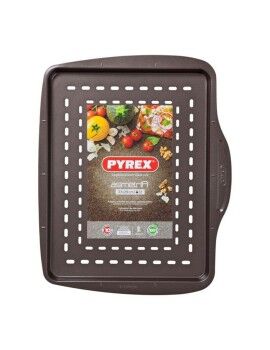 Bandeja para Horno Pizza Pyrex Asimetria Acero Galvanizado (37 cm)