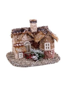 Adorno Navideño Multicolor Natural Polyfoam Casa 18 x 22 x 15 cm