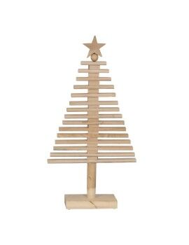 Árbol de Navidad Natural Madera de Paulonia Árbol 42 x 12 x 82 cm