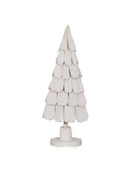 Árbol de Navidad Blanco Madera de Paulonia Árbol 38 x 20 x 100 cm