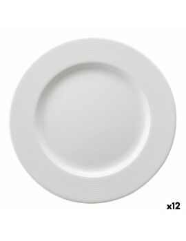 Plato de Postre Ariane Orba Cerámica Blanco Ø 21 cm (12 Unidades)