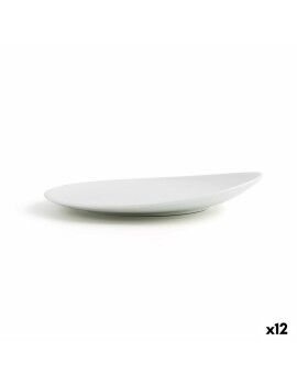 Plato Llano Ariane Vital Coupe Cerámica Blanco (Ø 21 cm) (12 Unidades)