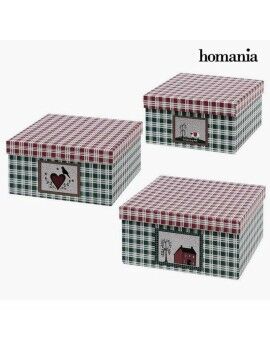 Caixa Decorativa Homania (3 uds) Cartão