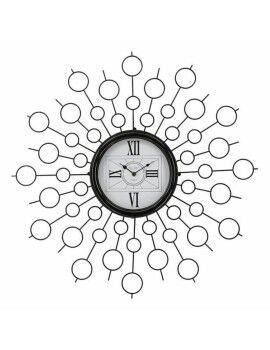 Relógio de Parede Versa VS-20460112 Metal Madeira MDF 68 x 6,5 x 68 cm Preto