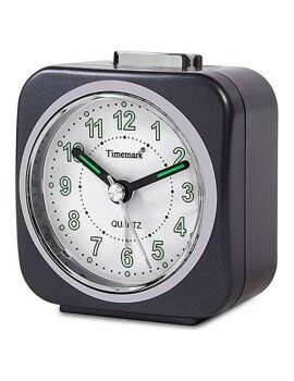 Relógio-despertador analógico Timemark Cinzento Silencioso com som Modo noturno
