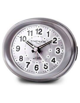 Relógio-despertador analógico Timemark Prateado 9 x 9 x 5,5 cm (9 x 9 x 5,5 cm)