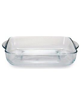 Set de Fuentes para Horno 1690037 Transparente Cristal 1 L (2 Unidades)