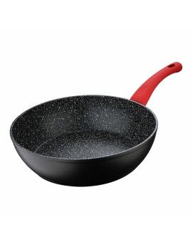 Sartén Wok San Ignacio Toledo SG-6252 Aluminio Ø 28 cm Negro